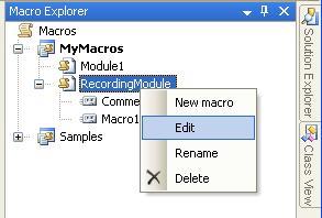 Macro Explorer